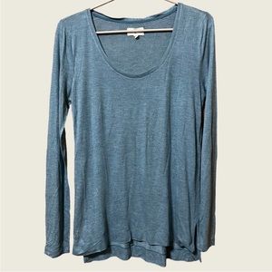 Lou & Grey Long Sleeve Modal Scoop Neck Tee Bundle Size Small